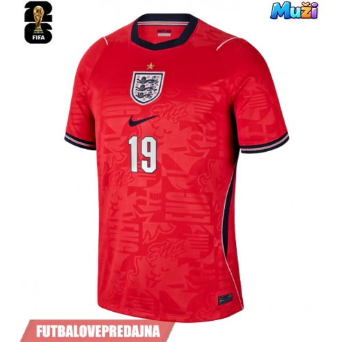 Lacne Muži Futbalové dres Anglicko Ollie Watkins #19 MS 2026 Krátky Rukáv - Preč